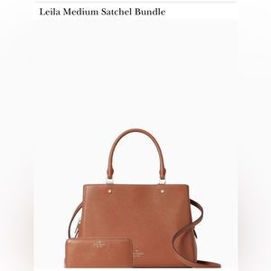 Kate Spade Leila Satchel & Continental Wallet